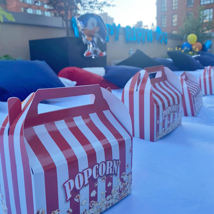 Teepee in the City slumber movie night party tents rentals